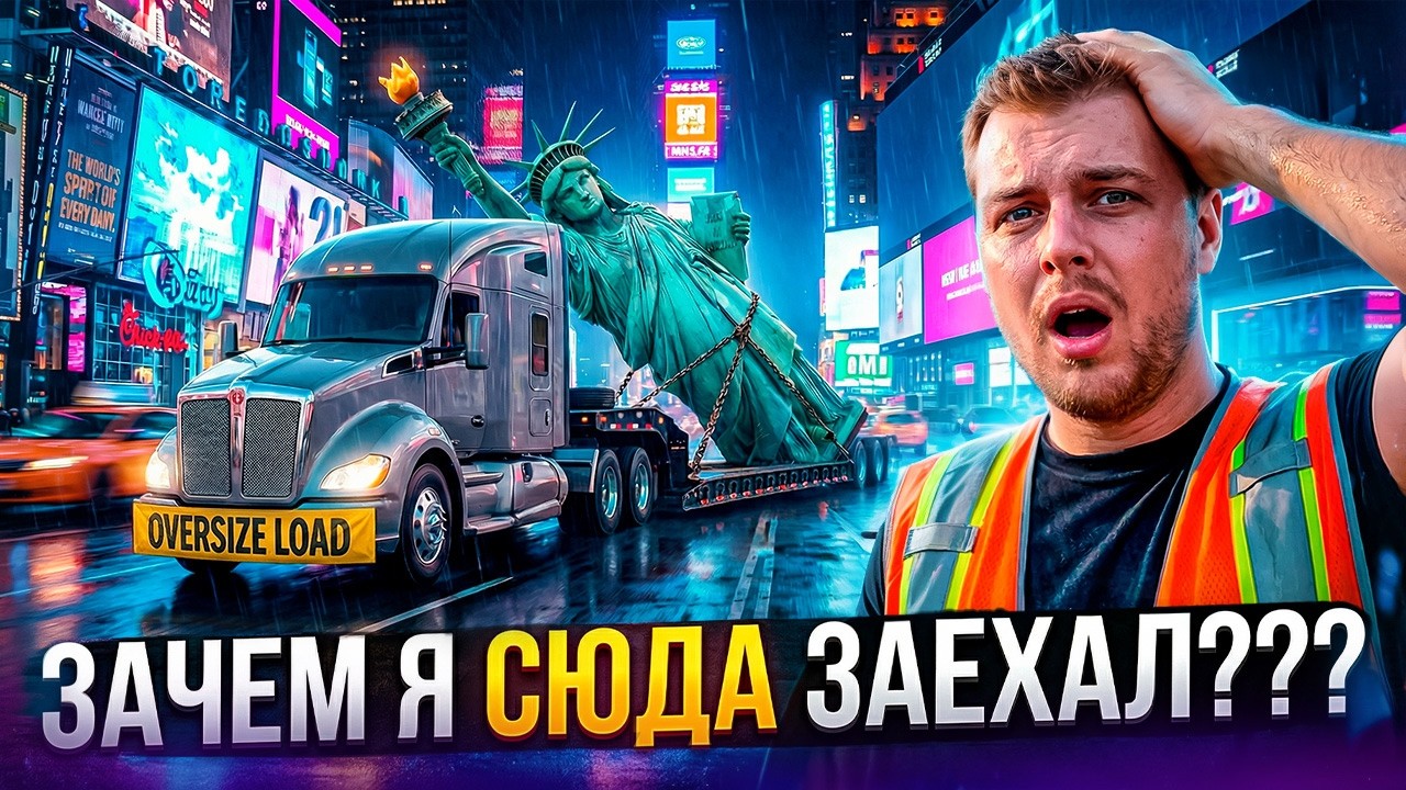 Всё бывает в ПЕРВЫЙ РАЗ! Дальнобой по США!