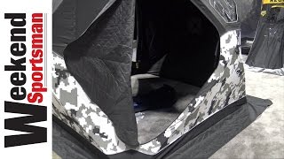 Bro Series Brian Brosdahl Ice Fishing Shelter from Frail | Weekend Sportsman | #Frabill