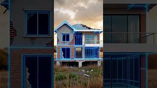 Abandoned Home Becomes a Dream House! 🤯🏠 #shorts #dreamhome #housetransformation #beforeandafter