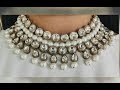 Stylish/Party Wear Kundan Necklace with Pearls Making/Bridal kundan jewelry making..