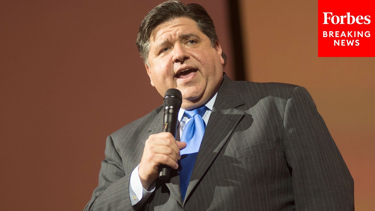 Gov. JB Pritzker Holds A Press Conference On The Illinois School Report ...