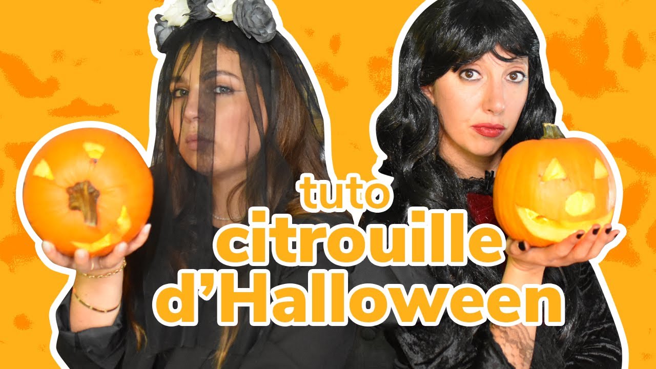 🎃 Comment faire une citrouille d’Halloween ? - YouTube