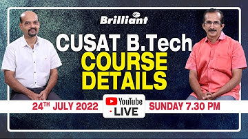 CUSAT B.Tech Course Details