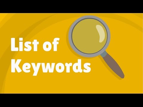 Searching for a List of Keywords