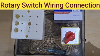 Changeover switch for generato | 2meter changeover connection | selector switch @electricaldost