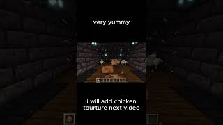 day 2 of being evil chicken farmer #minecraft #chicken #evil