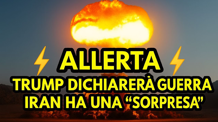 ⚡TRA POCHE ORE GLI USA ENTRERANNO IN GUERRA, L'IRAN FA UNA MINACCIA STORICA?