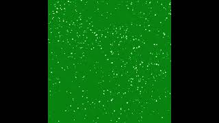4k Green screen snow