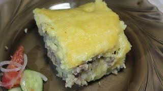 Запеканка с фаршем в духовке / Potato casserole | Видео Рецепт(Видео рецепт «Запеканка с фаршем в духовке» от videoretsepty.ru ПОДПИСЫВАЙТЕСЬ НА КАНАЛ: http://www.youtube.com/channel/UCi-4qP2po45T9XE., 2015-07-03T15:44:38.000Z)