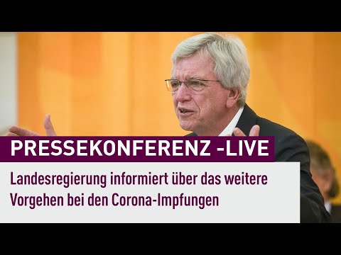 Landesregierung Hessen informiert über Astrazeneca-Impfungen | Pressekonferenz 31.03.2021