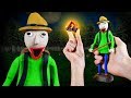 Making BALDI (TRIP VERSION) + Campfire🔥 in POLYMER CLAY! Baldi's Basics Field Trip🏕