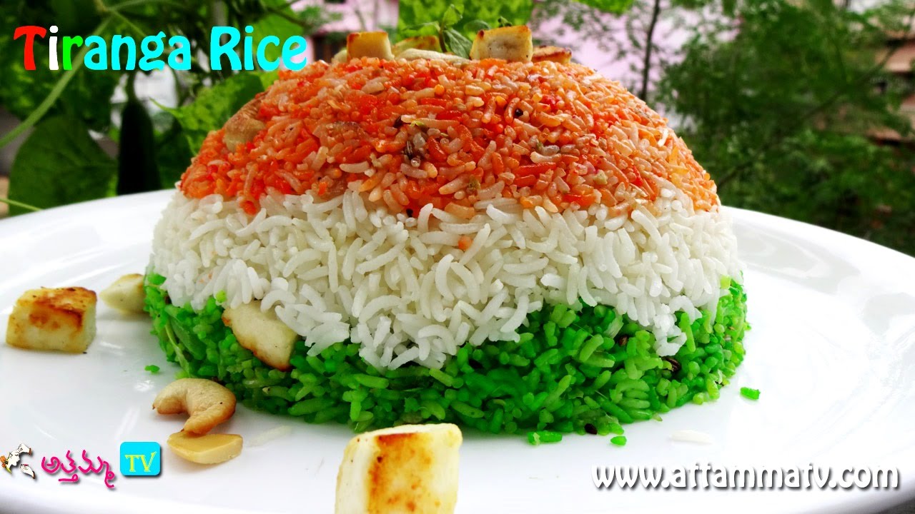 Independence Day Special Rice Recipe Tiranga Rice (तिरंगा चावल) - YouTube
