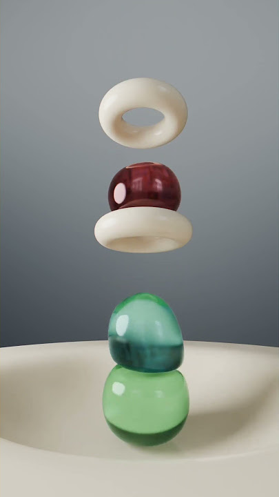 Satisfying Soft body 3D simulation #satisfying #relaxing