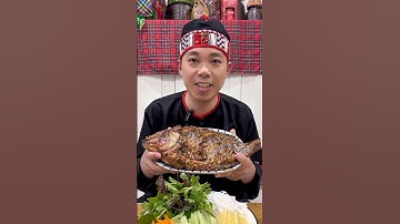 Mukbang cá nướng mắc khén hạt dổi Tây Bắc #shorts #mukbang #food #alau