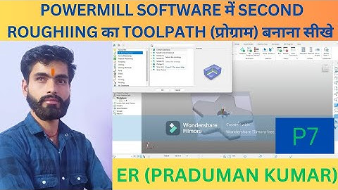 HOW TO CREATE REST ROUGHING(REST AREA CLEARANCE)TOOL PATH IN POWERMILL SOFTWARE LESSON 7 #P7