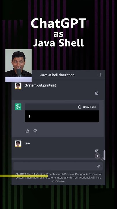 ChatGPT as Java Shell - YouTube