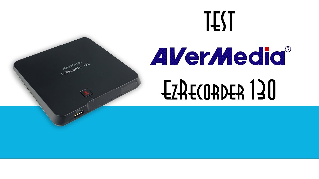 AverMedia EzRecorder 130 (1080p, - YouTube