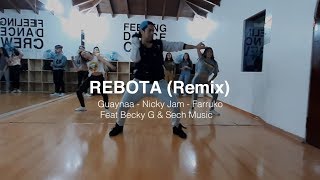 REBOTA (Remix) - Guaynaa - Nicky Jam - Farruko - Coreografía por Jonathan Stone