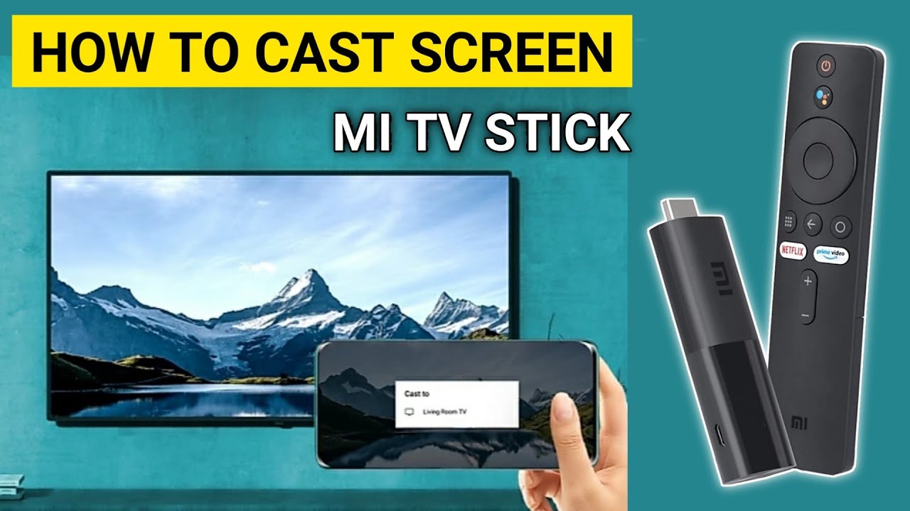 MI TV Stick Chromecast Set up | How to Use Screen Mirroring on Mi TV Stick  - YouTube