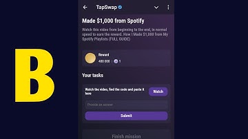 Made $1,000 from My Spotify | Tapswap Video Code Today