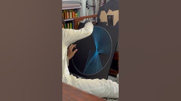 Geometric string art pattern | diy artwork | #song #music #remix #artandcraft #craft #craftwork