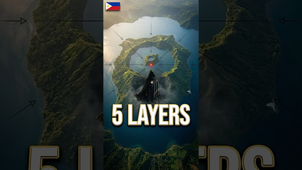 Загадка Филиппин: остров в озере посреди вулкана — объяснение!