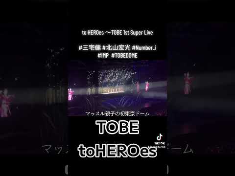 マッスル親子の初東京ドームTOBE toheroes1 st super live IMP