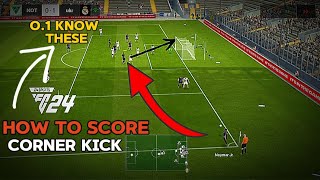 HOW TO SCORE CORNER KICK TIPS AND TRICKS IN EAFC MOBILE||Fc mobile❤️🤯