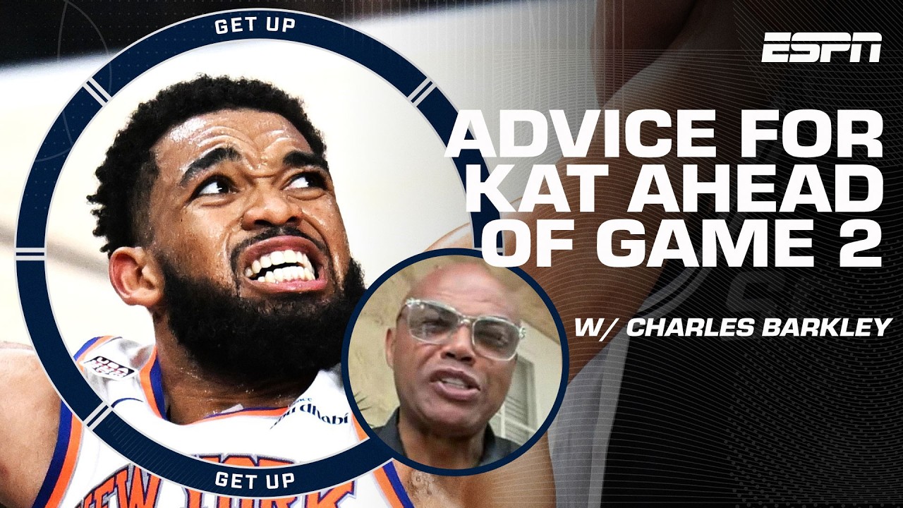 Charles Barkley sends a MESSAGE to Karl-Anthony Towns ahead of Game 2 š£ļø | Get Up