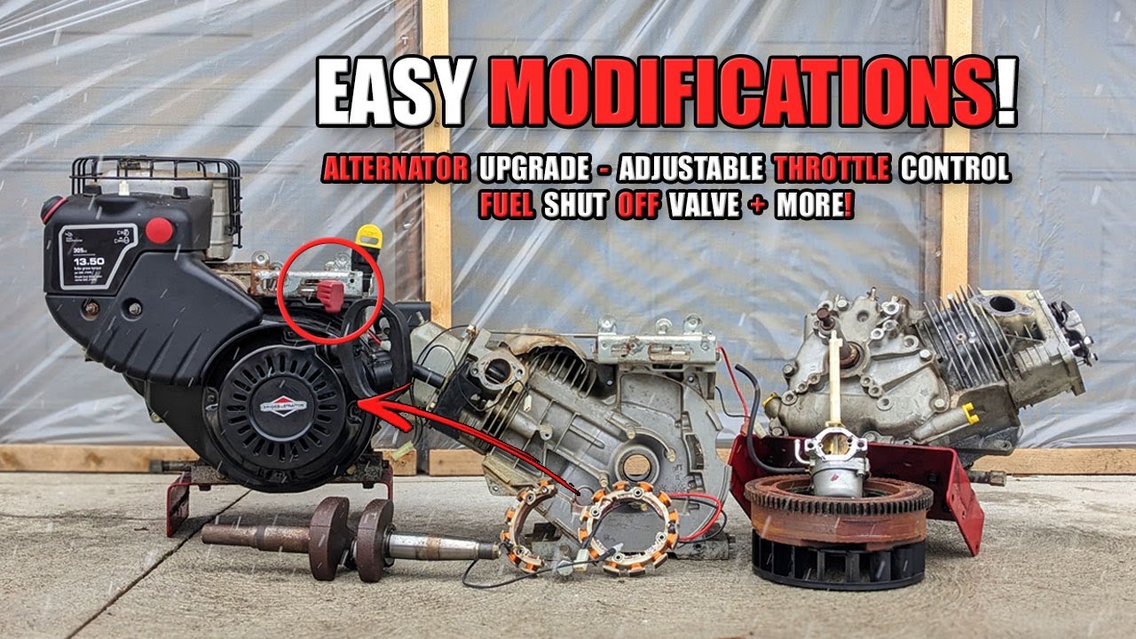 Модификация двигателя Briggs and Stratton серии 1350 Snow