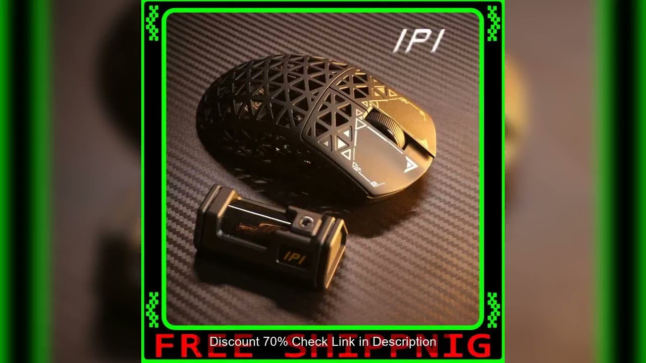 IPI Piao Float Wireless 8k Mouse 3 Mode Bluetooth Dual 8k Carbon Hell Out Gaming Esports Lightweight
