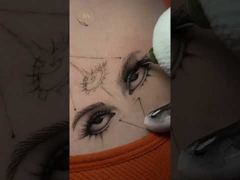 وشم الثلاث عيون تاتوبدن Tattoo ستاتو Tattooartist Tattoofun Tattooideas 