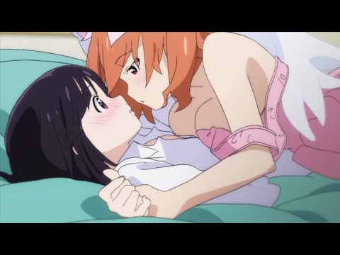 Anime girl kiss girl #5 | Lesbian kiss