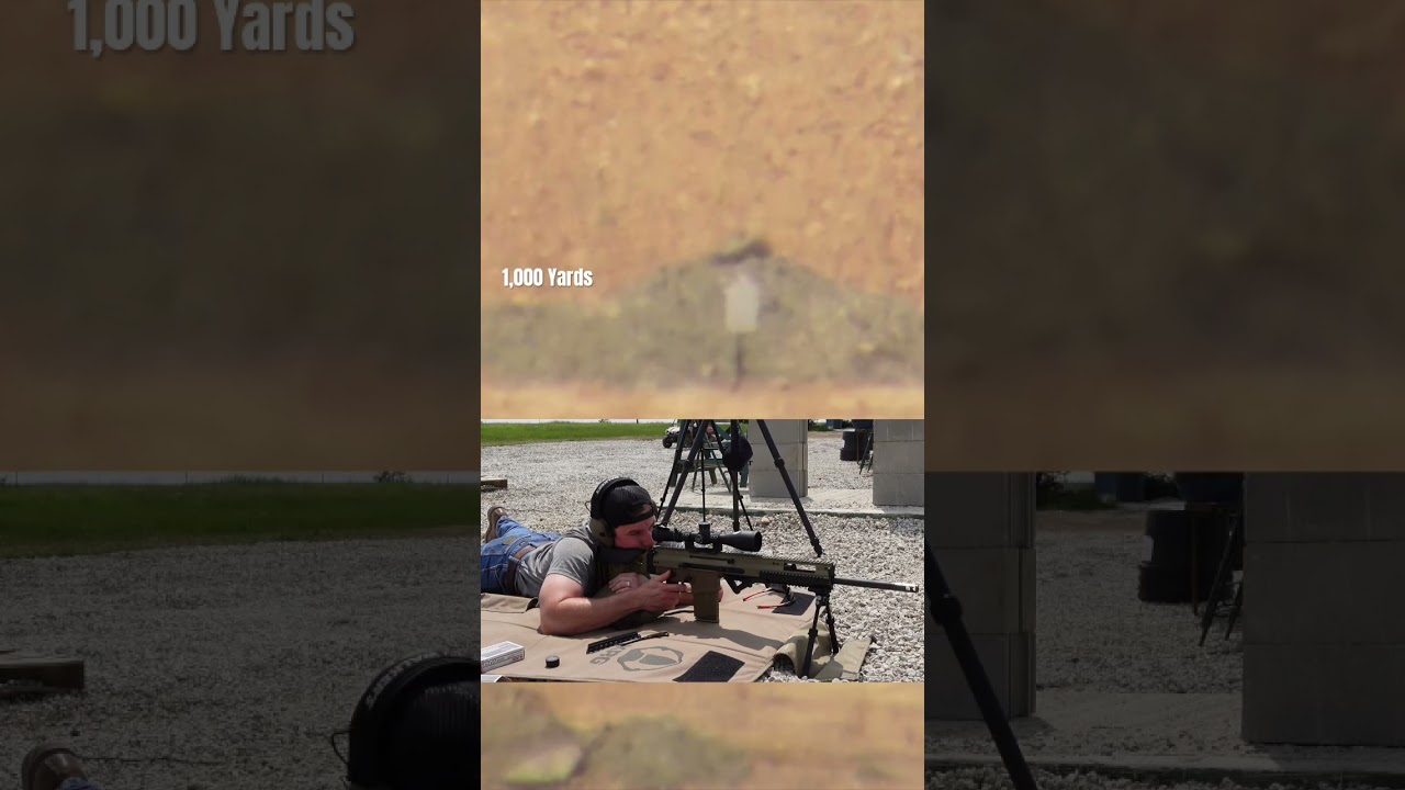 1,000 yard impacts with the Scar 20 just feels right.