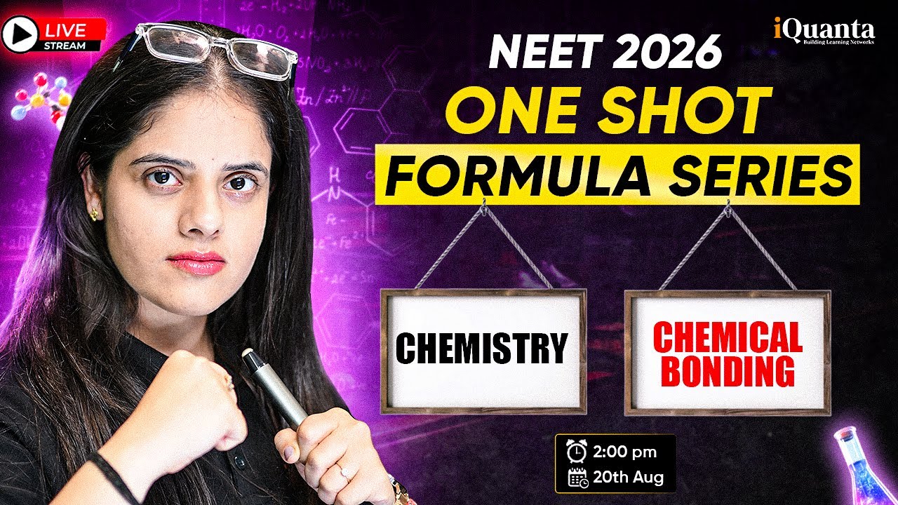 NEET 2026 One Shot Formula Series | Chemical Bonding Chemistry Formula ...