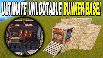 THE ULTIMATE UNLOOTABLE BUNKER BASE! - SOLO/GROUP - RUST BASE DESIGN!