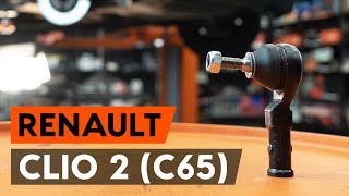 Come sostituire testine sterzo RENAULT CLIO 2 (C65) [VIDEO TUTORIAL DI AUTODOC]