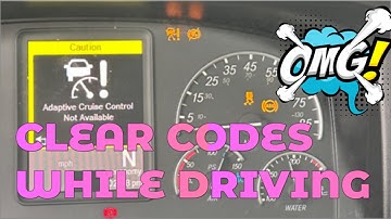 FREIGHTLINER ADAPTIEVE CRUISECODES KUNNEN GEMAKKELIJK WORDEN GEWIST TIJDENS HET RIJDEN.