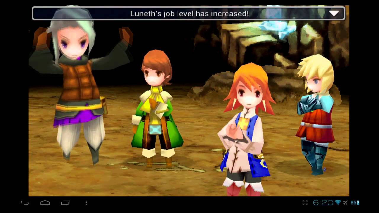 Android le da la bienvenida a Final Fantasy III