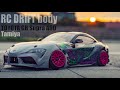 Rc drift body  tamiya toyota gr supra a90