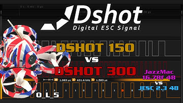 DSHOT150 vs 300: How does DSHOT affect your flight time on the UK65 @48khz PWM?