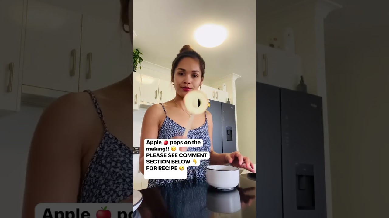 Quick and easy apple 🍎 pops!!!