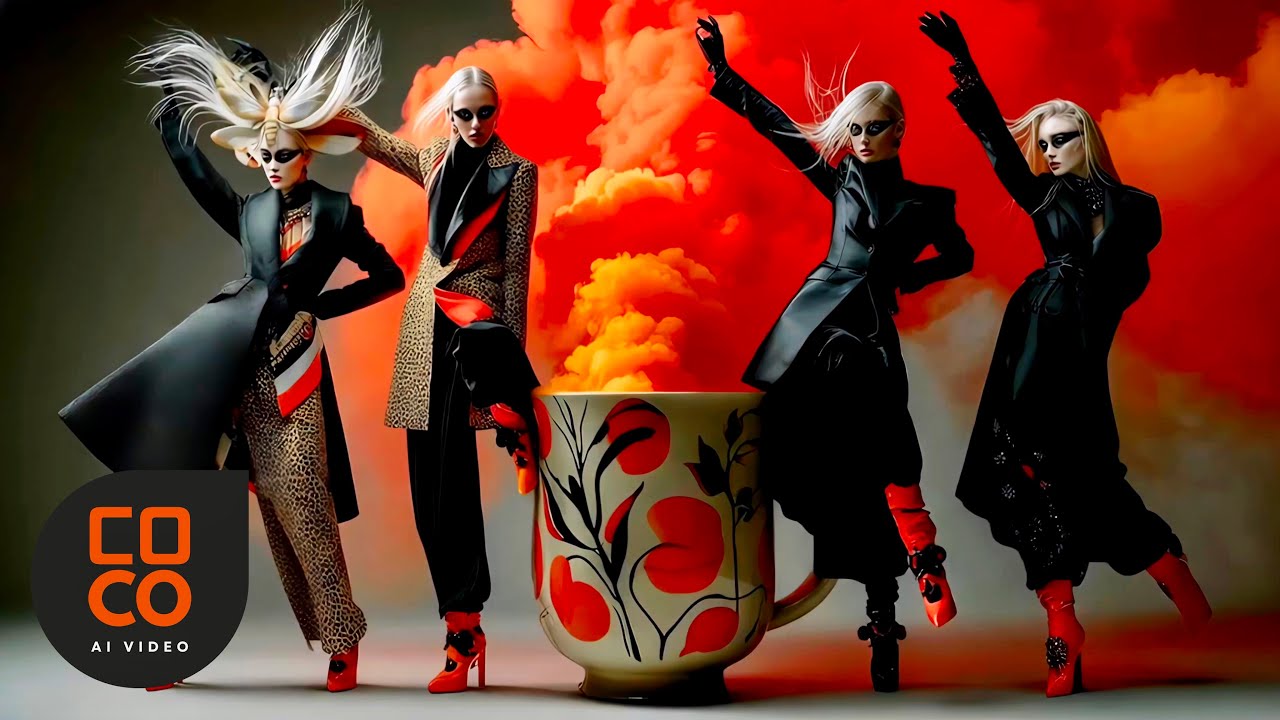 Inferno Beat! (Surreal AI Dance) | Official AI Music & Art Video