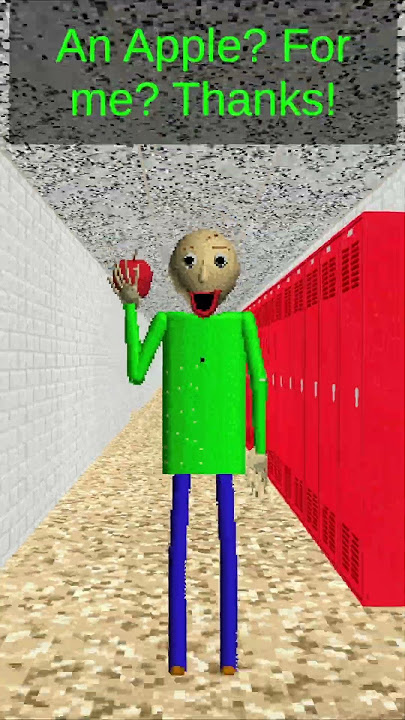 Don't steal from Johnny's Shop! (Baldi's Basics Plus)
