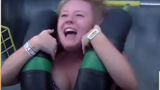 Girls Freaking Out Slingshot Ride Compilation