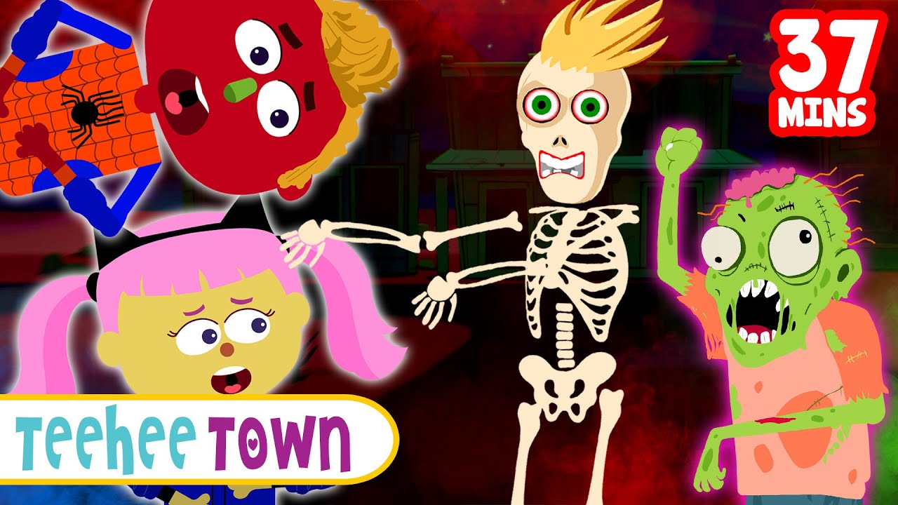 ⁣Halloween Songs For Kids | Chumbala Cachumbala & More Spooky Songs For Kids By Teehee Town