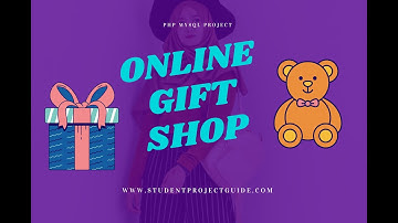 Online Gift Shop - PHP MySQL Project