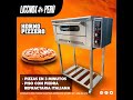 Horno Pizzero Profesional Con Piedra Refractaria LICCNOX