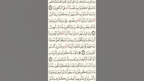 سورة البقرة من الايه ٩٢ الي ١٠٥ للشيخ محمد صديق المنشاوي