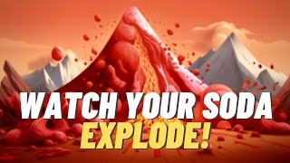 How to Make a Mentos and Diet Coke Volcano Fun Science Experiment for Kids!